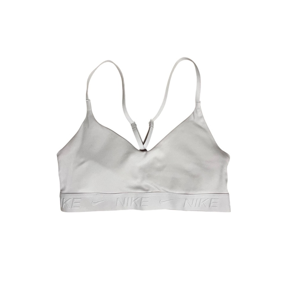 Nike Indy Light Support Padded Adjustable Sports Bra White Size XS - Picture 1 of 4